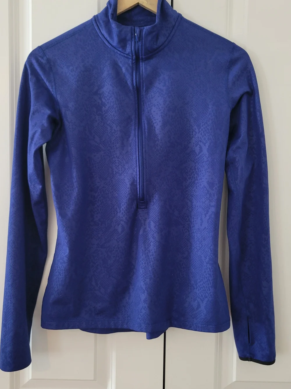 Nike Royal Blue Half-Zip Long Sleeve Women's Pullover